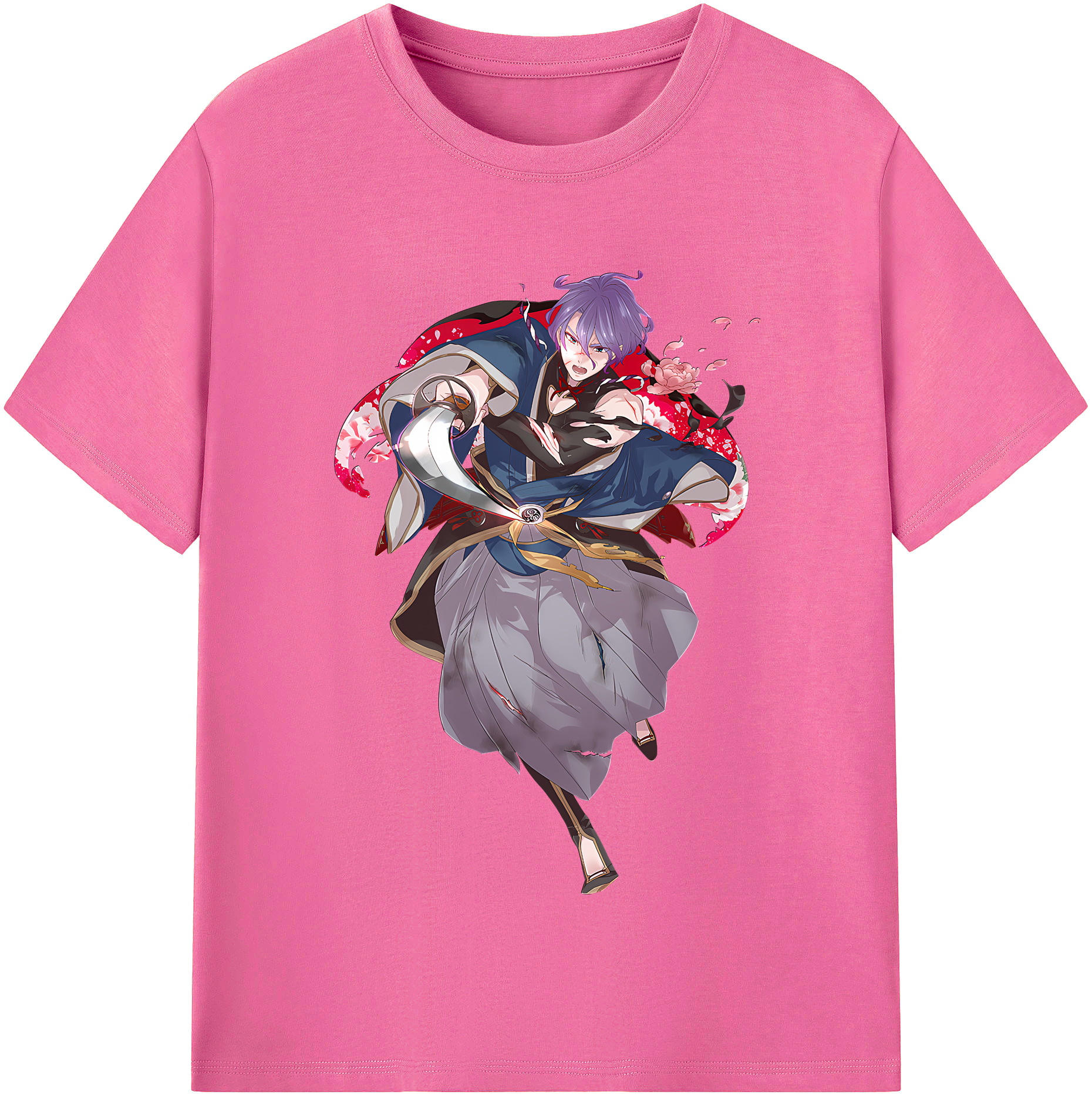 （画像用） 刀剣乱舞 Touken Ranbu レディースカジュアルプリントTシャツ（綿100％）